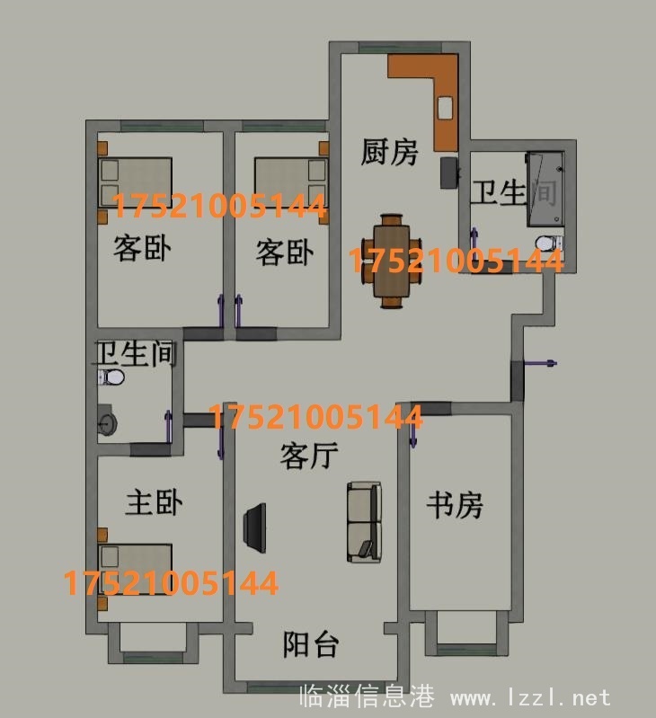 淄江南五區(qū)稀缺多層電梯房